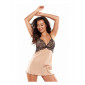 Nuisette en jersey beige V-10539 - Axami|Lingerie et Vêtement Femme|NatureCoquine