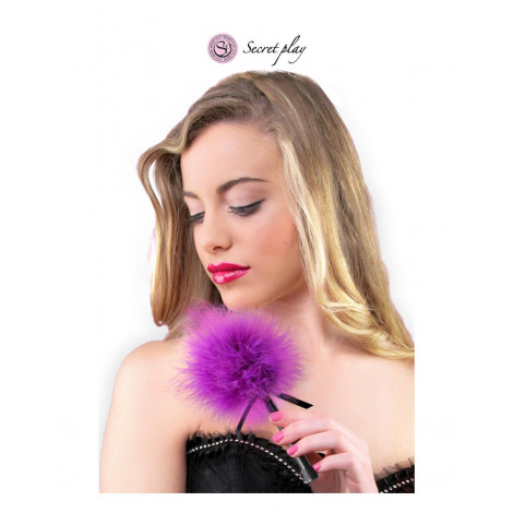 Plumeau 18 cm violet - Secret Play|Lingerie et Vêtement Femme|NatureCoquine