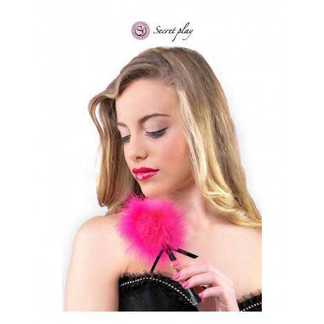 Plumeau 18 cm fuchsia - Secret Play|Lingerie et Vêtement Femme|NatureCoquine