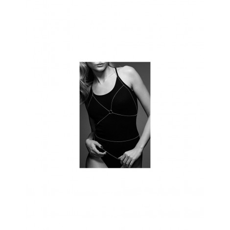 Chaine de poitrine argentée|Lingerie et Vêtement Femme|NatureCoquine