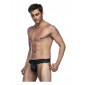 String jock-strap noir|Lingerie et Vêtement Homme|NatureCoquine