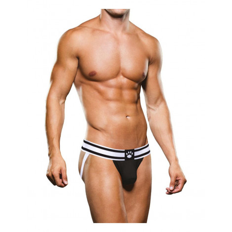 Jock Strap noir et blanc - Prowler|Lingerie et Vêtement Homme|NatureCoquine