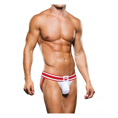 Jock Strap blanc et rouge - Prowler|Lingerie et Vêtement Homme|NatureCoquine