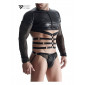 T-shirt harnais wetlook et maille - Regnes|Lingerie et Vêtement Homme|NatureCoquine