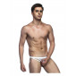 String blanc avec poche pour pénis|Lingerie et Vêtement Homme|NatureCoquine