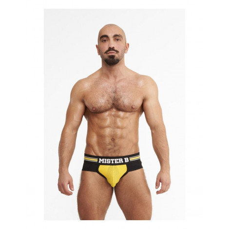 Slip Urban Amsterdam jaune - Mister B|Lingerie et Vêtement Homme|NatureCoquine