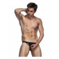 String noir avec poche pour pénis|Lingerie et Vêtement Homme|NatureCoquine