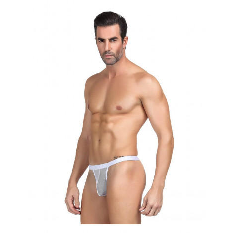 String homme blanc résille|Lingerie et Vêtement Homme|NatureCoquine