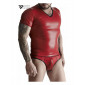 T-shirt wetlook rouge - Regnes|Lingerie et Vêtement Homme|NatureCoquine