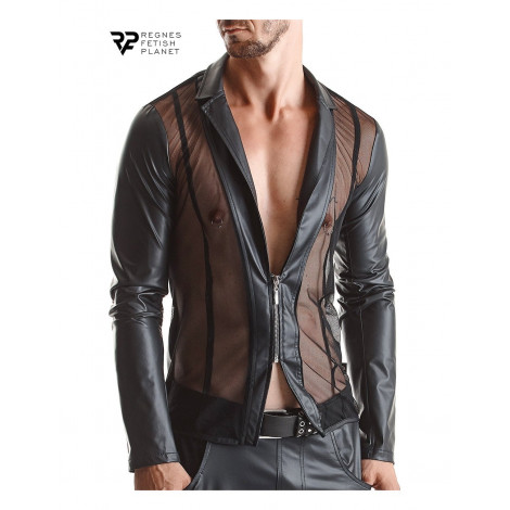Veste wetlook Daniele - Regnes|Lingerie et Vêtement Homme|NatureCoquine