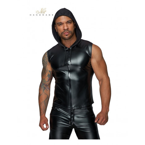 Veste à capuche sans manches H062|Lingerie et Vêtement Homme|NatureCoquine