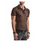 Polo en maille noire transparente - Regnes|Lingerie et Vêtement Homme|NatureCoquine