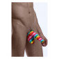 Cache-sexe multicolore|Lingerie et Vêtement Homme|NatureCoquine