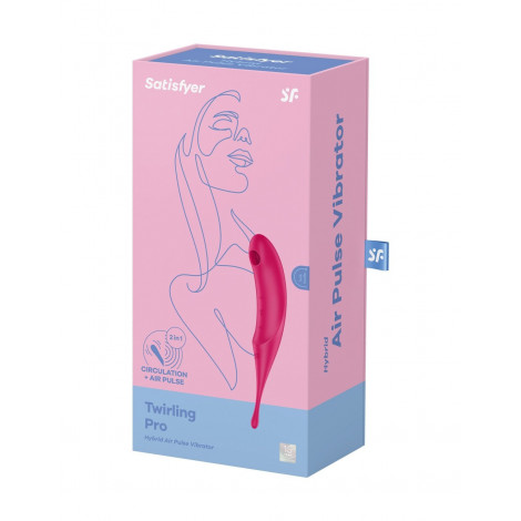 stimulateur Twirling Pro rouge - Satisfyer|Vibromasseur|NatureCoquine