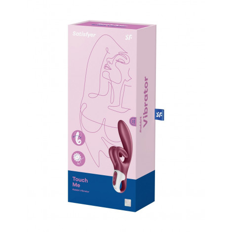 Vibro Touch Me rouge - Satisfyer|Vibromasseur|NatureCoquine