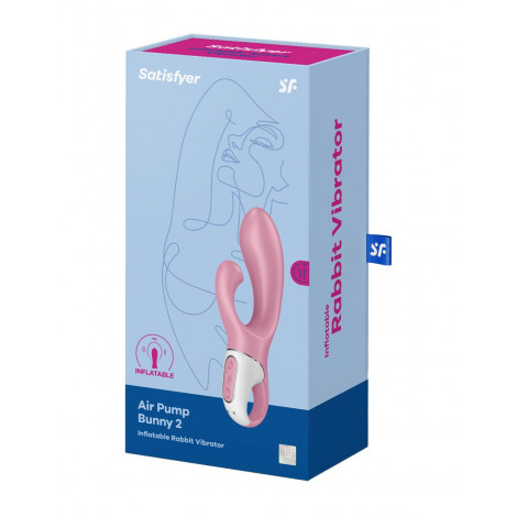 Vibro gonflable Satisfyer Air Pump Bunny 2|Vibromasseur|NatureCoquine