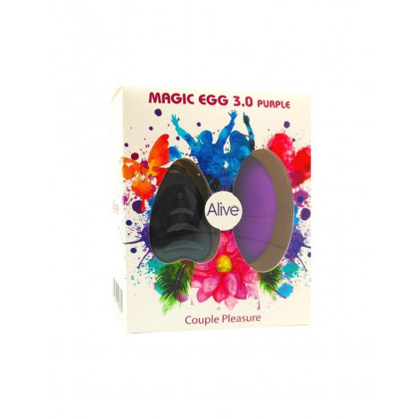 Oeuf vibrant télécommandé Magic egg 3 - violet|Oeufs Vibrants|NatureCoquine