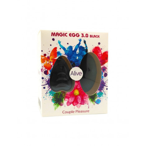 Oeuf vibrant télécommandé Magic egg 3 - noir|Oeufs Vibrants|NatureCoquine