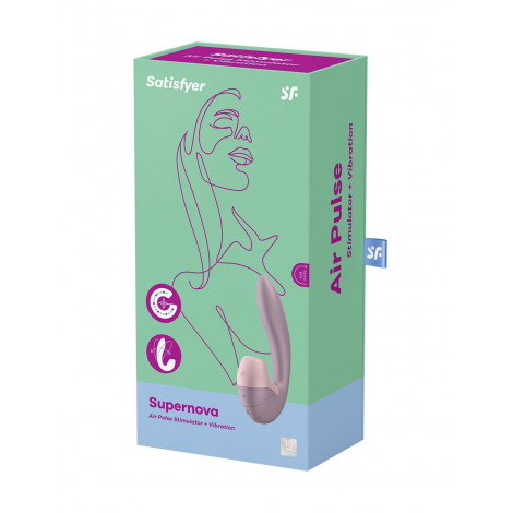 Double stimulateur Supernova rose - Satisfyer|Stimulateur Clitoridien|NatureCoquine