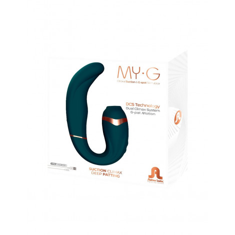 Double stimulateur My-G vert - Adrien Lastic|Stimulateur Point G|NatureCoquine