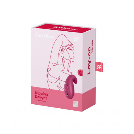 Stimulateur Satisfyer Dipping Delight rouge|Stimulateur Clitoridien|NatureCoquine