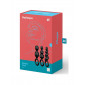 Set de 3 plugs noirs Booty Call - Satisfyer|Boules de Geïsha|NatureCoquine