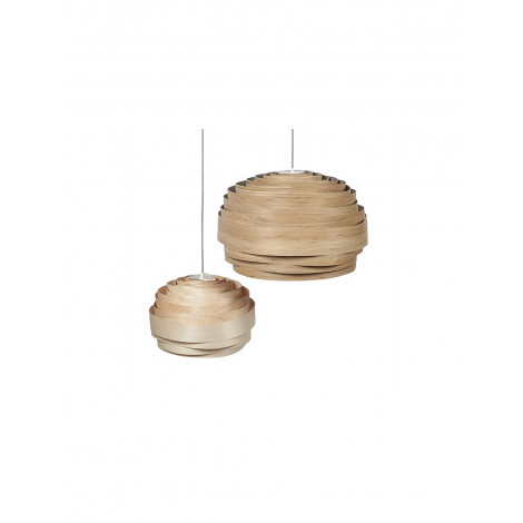 Suspension en placage de tambour en bois rustique KL180|Suspensions|Kiki Lighting