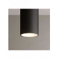 Suspension à Led moderne à long tube noir KL186|Suspensions|Kiki Lighting