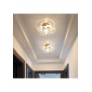 Plafonnier rétro en verre Lotus KL70|Plafonnier|Kiki Lighting