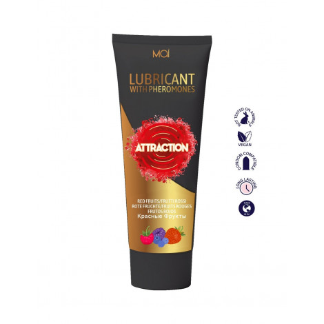 Lubrifiant fruits rouges aux phéromones - Attraction|Gel et Lubrifiant|NatureCoquine