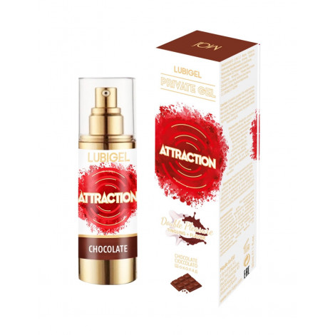 Lubrifiant stimulant chocolat - Attraction|Gel et Lubrifiant|NatureCoquine