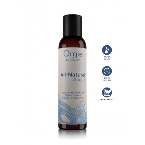 Gel intime naturel All Natural Acqua 150ml|Gel et Lubrifiant|NatureCoquine