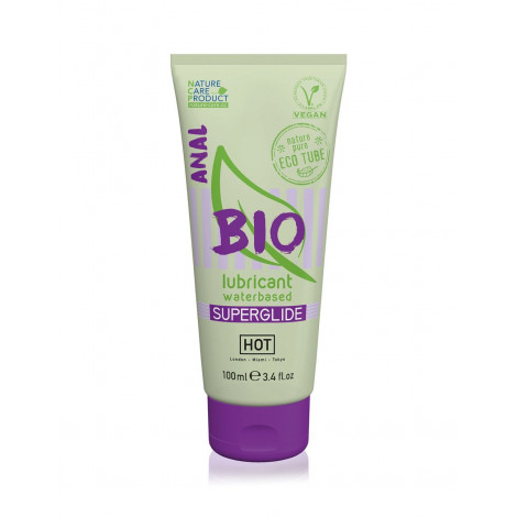 Lubrifiant HOT BIO Superglide Anal 100 ml|Gel et Lubrifiant|NatureCoquine