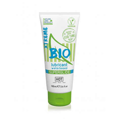 Lubrifiant HOT BIO Superglide Xtreme 100 ml|Gel et Lubrifiant|NatureCoquine