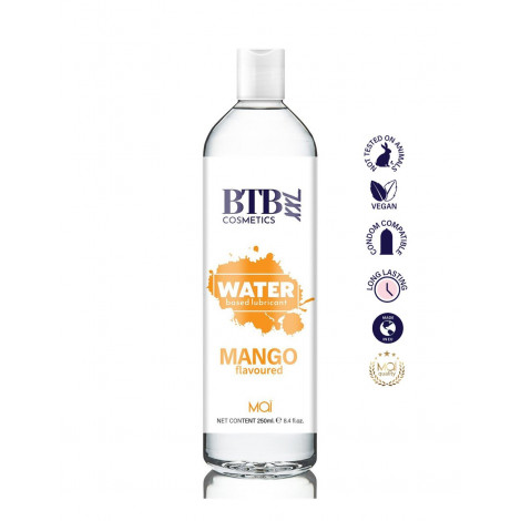 Lubrifiant parfumé Mangue 250 ml - BTB|Gel et Lubrifiant|NatureCoquine