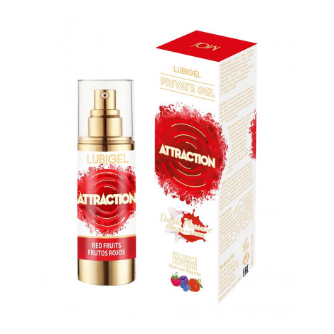 Lubrifiant stimulant fruits rouges - Attraction|Gel et Lubrifiant|NatureCoquine