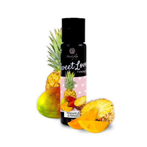 Lubrifiant comestible Ananas-Mangue - 60ml|Gel et Lubrifiant|NatureCoquine