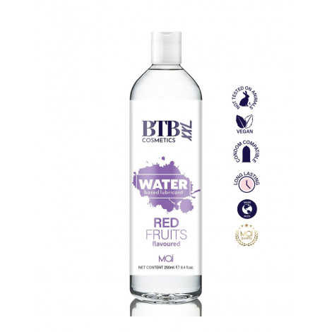 Lubrifiant parfumé Fruits rouges 250 ml - BTB|Gel et Lubrifiant|NatureCoquine