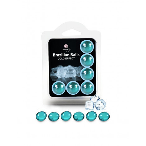 6 Brazilian Balls - effet frais|Gel et Lubrifiant|NatureCoquine
