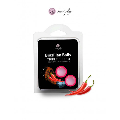 2 Brazilian Balls triple effets - Secret Play|Gel et Lubrifiant|NatureCoquine
