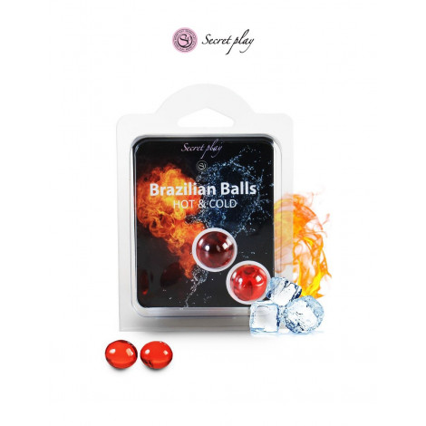 2 Brazillian balls effet chaud & froid|Gel et Lubrifiant|NatureCoquine