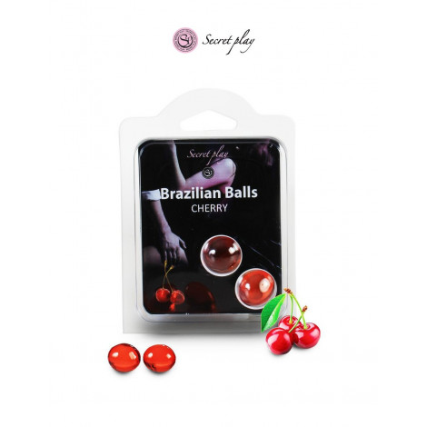 2 Brazilian Balls - cerise|Gel et Lubrifiant|NatureCoquine