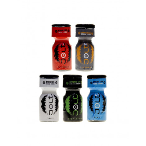 Pack 5 poppers parfumés Jolt 10ml|Poppers|NatureCoquine