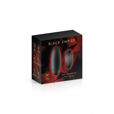 Oeuf vibrant télécommandé My Empress - Black Empire|Stimulateur Clitoridien|NatureCoquine
