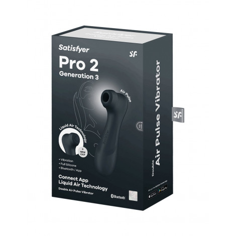 Stimulateur Pro 2 Generation 3 connecté noir|Stimulateur Clitoridien|NatureCoquine