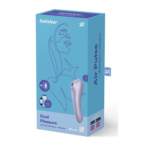 Stimulateur Satisfyer Dual Pleasure mauve|Stimulateur Clitoridien|NatureCoquine