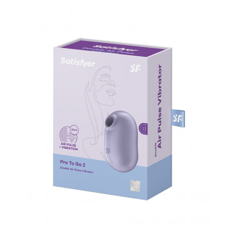 Stimulateur Satisfyer Pro To Go 2 lavande|Stimulateur Clitoridien|NatureCoquine