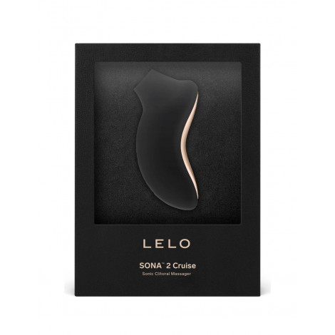 Stimulateur Clitoridien Sona 2 Cruise Noir - Lelo|Stimulateur Clitoridien|NatureCoquine