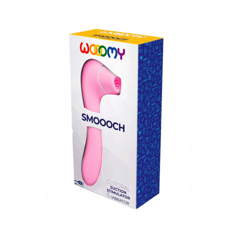 Stimulateur clitoridien Smooch rose - Wooomy|Stimulateur Clitoridien|NatureCoquine