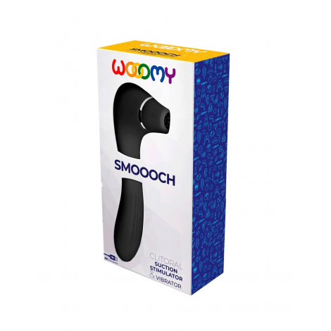 Stimulateur clitoridien Smooch noir - Wooomy|Stimulateur Clitoridien|NatureCoquine